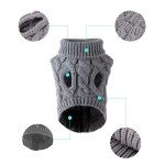 Cute Knitted Sweater and Bow Tie Set for Cats