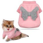 Cozy Cat Knit Sweater - Winter Wear (Pink, Gray)