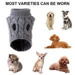 Cute Knitted Sweater and Bow Tie Set for Cats