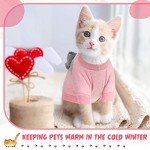 Cozy Cat Knit Sweater - Winter Wear (Pink, Gray)