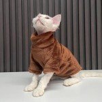 Coral Sphinx Warm Vest for Hairless Cats