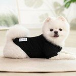 Cozy Black Turtleneck Sweater for Cats and Puppies