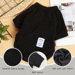 Cozy Black Turtleneck Sweater for Cats and Puppies