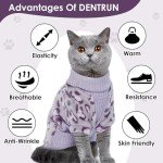 DENTRUN Cozy Winter Coat & Pajamas for Cats
