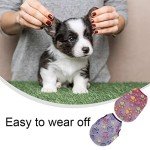 Cozy Plush Pet Hoodie with Footprints Pattern