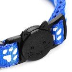 12-Pack Adjustable Reflective Cat Collars with Bells