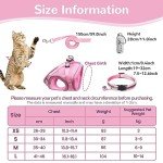 Adjustable Reflective Cat Harness and Leash Set
