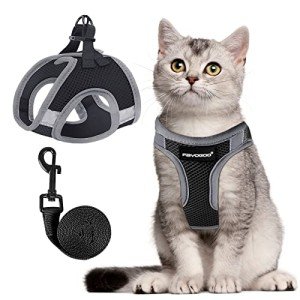 FAYOGOO Adjustable Escape-Proof Cat Harness and Leash