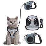 Bindokun Escape Proof Cat Harness and Leash Set