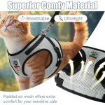 Bindokun Escape Proof Cat Harness and Leash Set