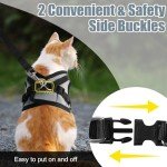 Bindokun Escape Proof Cat Harness and Leash Set