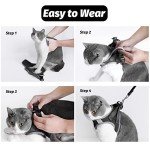 FAYOGOO Adjustable Escape-Proof Cat Harness and Leash