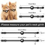 2-Pack Reflective Breakaway Cat Collars with Airtag