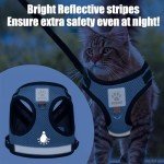 Bindokun Escape Proof Cat Harness and Leash Set