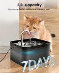 PawPoll 2.2L Ultra Silent Cat Water Fountain