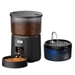 Automatic Cat Feeder & Water Fountain Combo