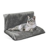 Cozy Grey Radiator Bed for Cats and Dogs