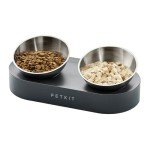 Elevated Stainless Steel Cat Bowls with Stand