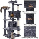 Cat Tree Tower with Scratching Posts and Condos