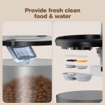 Automatic Cat Feeder & Water Fountain Combo