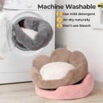 Large Washable Cat Bed with Removable Cushion