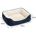 Hollypet Soft Blue Cat and Puppy Bed