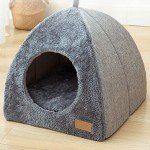 Cozy Cat Cave Bed with Washable Cushion