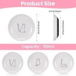 Hejo Cat Bowl Set - 3 Ceramic Dishes