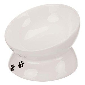 Trixie White Ceramic Cat Bowl
