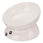 Trixie White Ceramic Cat Bowl