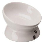 Trixie White Ceramic Cat Bowl