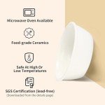 FUKUMARU Elevated Cat Bowls with Bamboo Stand