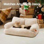 Stylish Fluffy Cat Bed for Indoor Use