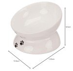 Trixie White Ceramic Cat Bowl