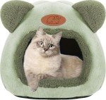 Cozy Cat Bed Tent with Washable Cushion