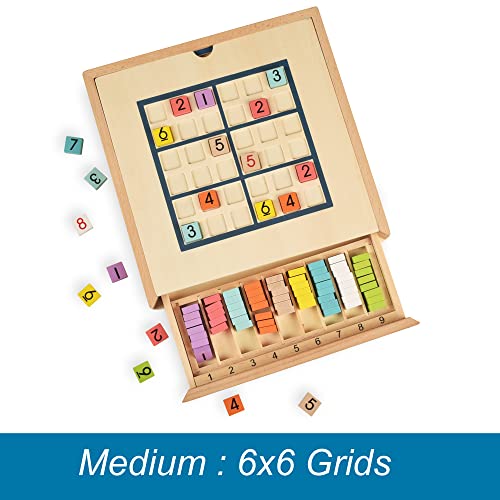 Rainbow Sudoku Board Game for Kids - 3 in 1