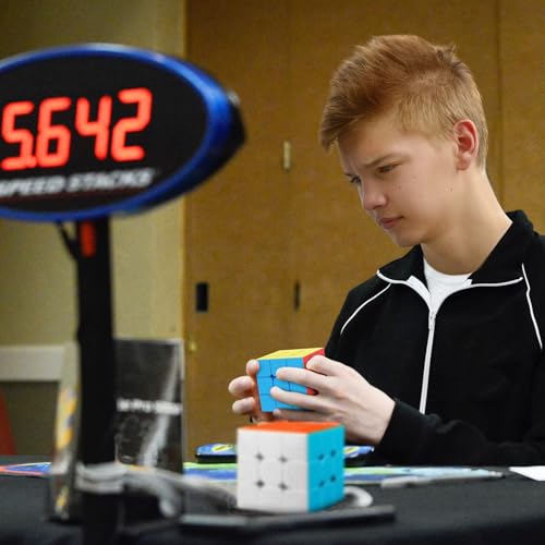 Jurnwey Speed Cube 3x3 Stickerless Puzzle Game