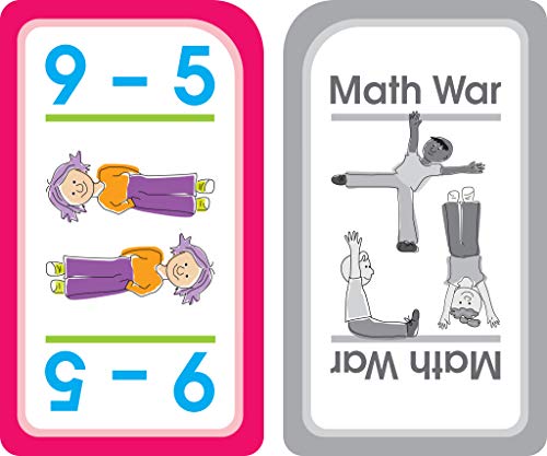Math War Addition & Subtraction Game Cards - Ages 6+