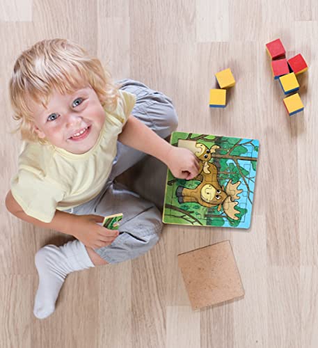 Moose Jigsaw Puzzle: Easy & Fun 20-Piece Game