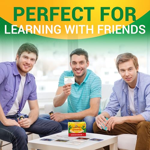 Spanish Vocabulary Flashcards for Beginners - 300 Cards