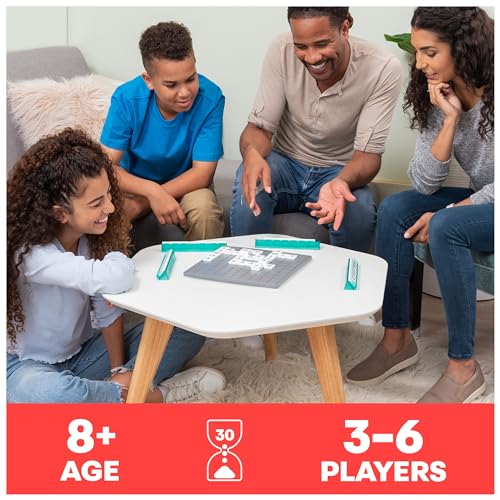 Stackable Letter Tiles Game for Family Game Night