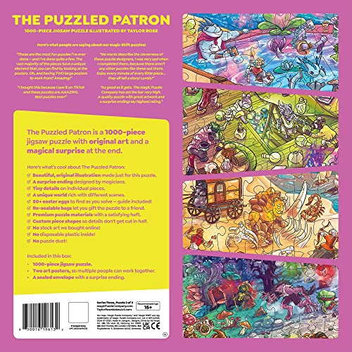 Series Three • 1000-Piece Jigsaw Puzzle • The Puzzled Patron