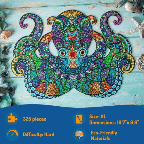 XL Octopus Jigsaw Puzzle - 325+ Pieces