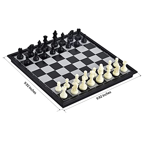 ColorGo Magnetic Chess Set with 2 Extra Queens