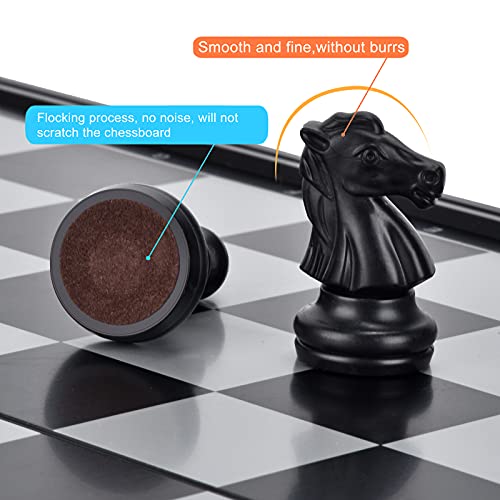 ColorGo Magnetic Chess Set with 2 Extra Queens
