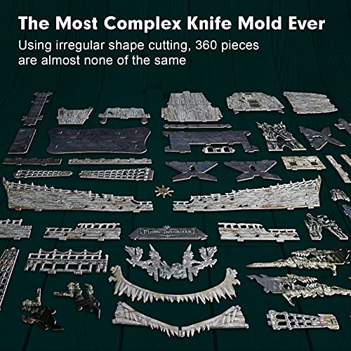 3D LED Dutchman Pirate Ship Puzzle - 360 Pieces