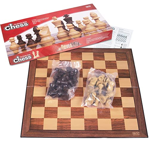 Crazy Games Chess Set: Classic Cardboard, Plastic Pieces