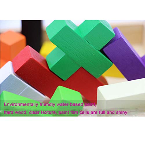 Flormoon Wooden Pentomino Puzzle Brain Teaser