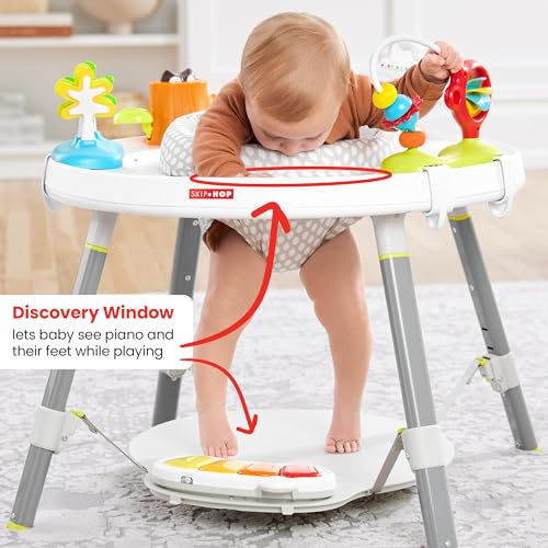 Skip Hop Baby Activity Center: Interactive Play Center with 3-Stage Grow-with-Me Functionality, 4mo+, Explore & More