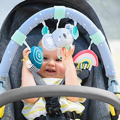 Taf Toys Koala Daydream Pram, Stroller and Car Seat Arch | Ideal for Infants & Toddlers, Activity Arch with Fascinating Toys, Stimulates Babyâs Senses and Motor Skills Development, for Easier Outdoors